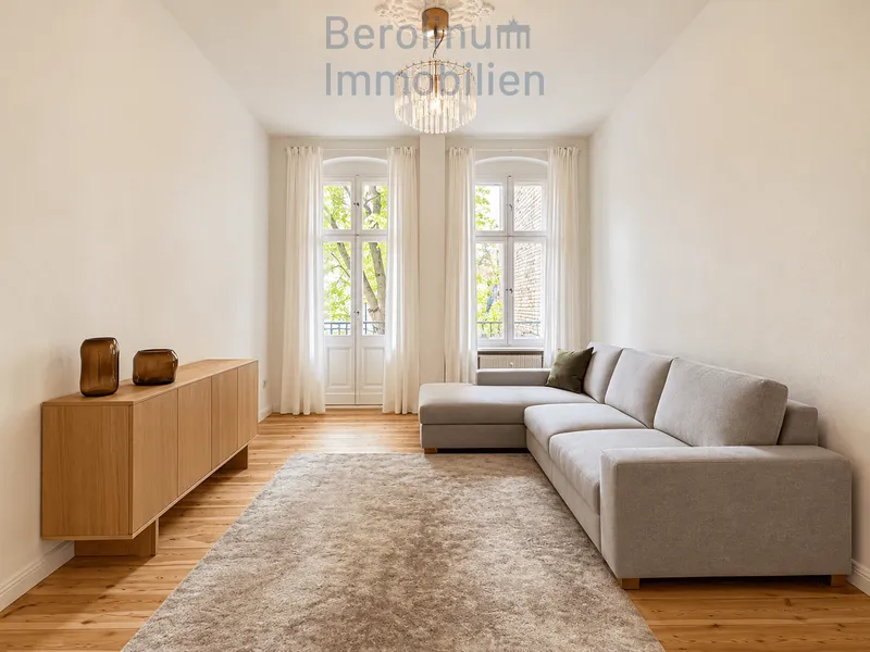 Möblierte 2-Zimmer-Altbauwohnung mit großem Balkon nahe TU Berlin — photo 1
